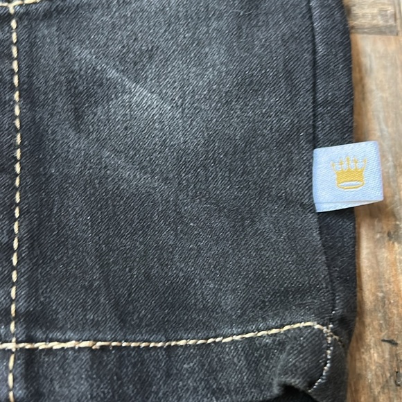 Rosie Pope Baby Boy Black Jeans Suspenders Appliqués NWT Size 0-3 months - Picture 6 of 10